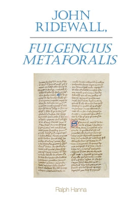 John Ridewall, Fulgentius Metaforalis by Hanna, Ralph