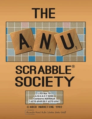 The ANU Scrabble Society by Bailiff, Alexander