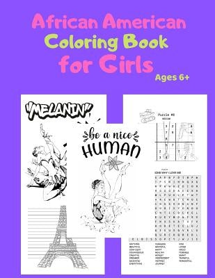 African American Coloring Book for Girls: Ages 6+ by Publication Co, T2 Activity Book
