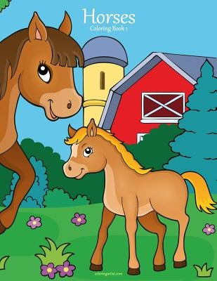 Horses Coloring Book 1 by Snels, Nick