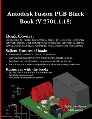 Autodesk Fusion PCB Black Book (V 2701.1.18) by Verma, Gaurav