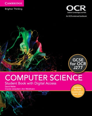 GCSE Computer Science for OCR Student Book with Digital Access (2 Years) Updated Edition by Waller, David