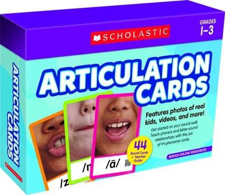 Articulation Cards by Scholastic Teaching Resources