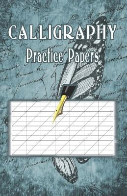 Calligraphy Practice Paper: 100 sheet pad, calligraphy style writing paper and workbook. by Group, Tomger
