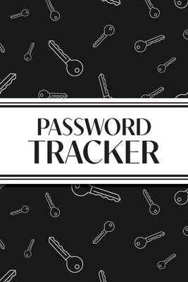 Password Tracker (Black Keys): 6"x9" Alphabetical Password Logbook for Easy Organization by Revive Stationery