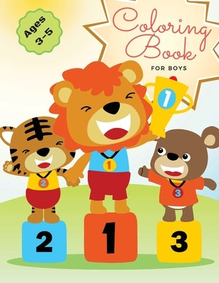 Coloring Book for Boys: Fun Children's Gift or Present for Toddlers & Kids Ages 3-5 by Gumpington, Benjamin C.