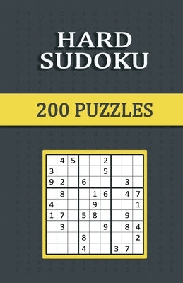 Hard Sudoku 200 Puzzles: Hard Sudoku, one puzzle per page by Sarah M Sky