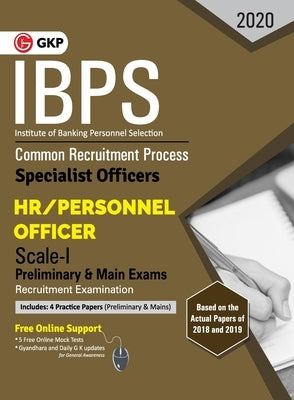 Ibps 2020: Specialist Officers - HR/Personnel Officer Scale I (Preliminary & Mains)- Guide by Gkp