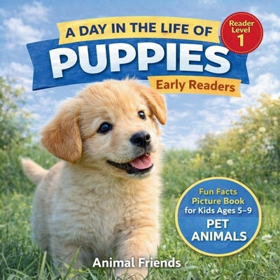 Puppies: Fun Facts Nonfiction Picture Book for Early Readers, Classrooms, and Homeschool Kids Ages 5-9 by Animal Friends