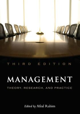 Management: Theory, Research, and Practice by Rahim, Afzalur