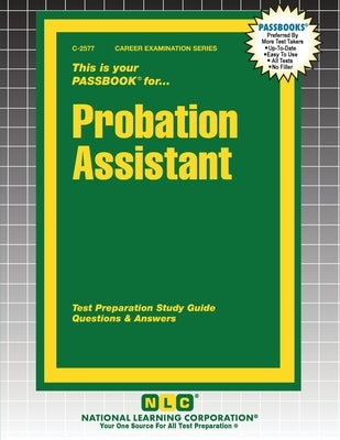 Probation Assistant by Passbooks