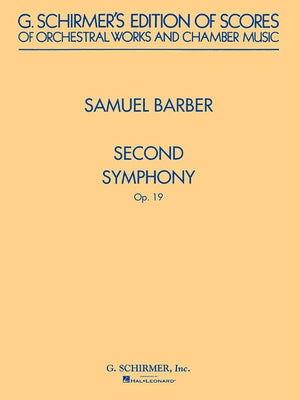 Second Symphony, Op. 19: Study Score by Barber, Samuel