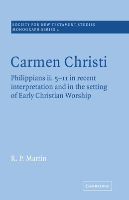Carmen Christi by Martin, R. P.