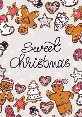 Merry Christmas Coloring Card: Cheaper and More Useful than a Card! (Sweet Christmas; Christmas Cookies; Gingerbread) Medium A5 - 5.83X8.27 by Engage Books