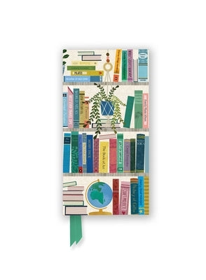 Georgia Breeze: Bookshelves (Foiled Slimline Journal) by Flame Tree Studio