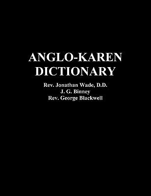 Anglo-Karen Dictionary by Wade, Jonathan