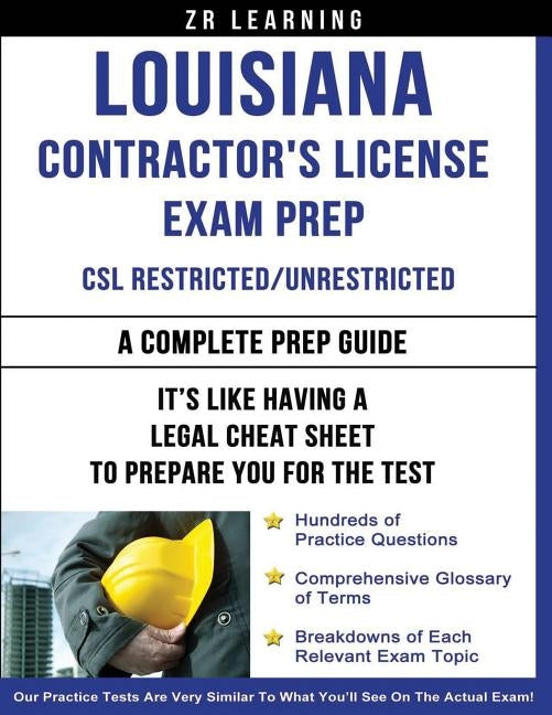 Louisiana Contractor's License Exam Prep by Learning, Zr