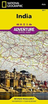 India Map by National Geographic Maps