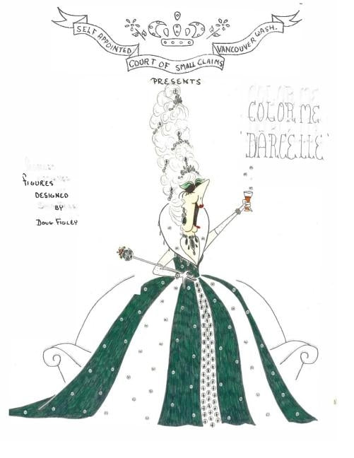 Color Me Darcelle: Coloring Book from 1973 by Donnie
