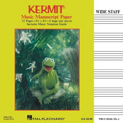 Kermit Manuscript Paper by Hal Leonard Corp