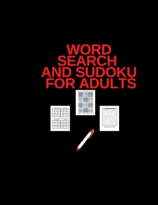 Word Search and Sudoku for adults: Workbook for adults Size 8,5 X 11 Inches 172 Pages Matte Premium Cover by Edition, Fabrahiz