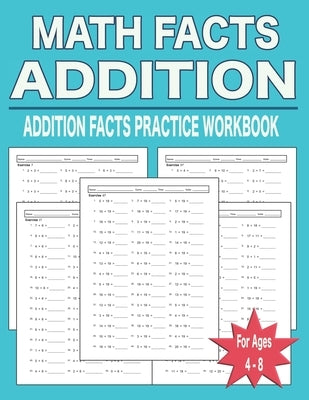 Math Facts Addition: Addition Facts Practice Workbook by Press, Blue Toad