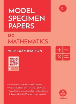 Model Specimen Papers for Mathematics by Publishers, Oswal