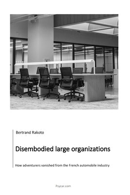 Disembodied large organizations: How adventurers vanished from the French automobile industry by Rakoto, Bertrand