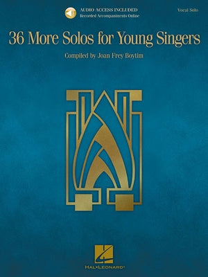 36 More Solos for Young Singers [With CD (Audio)] by Hal Leonard Corp