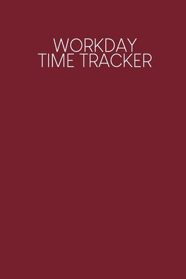 Workday Time Tracker: Weekly timesheets to complete for 2 years - Design: Red by Wagner, Gerda