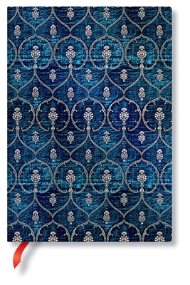 Blue Velvet MIDI Lined Softcover Journal, 176pg, 100gsm, Velvet Dalmatic Collection by Paperblanks (Blue Velvet) by Paperblanks