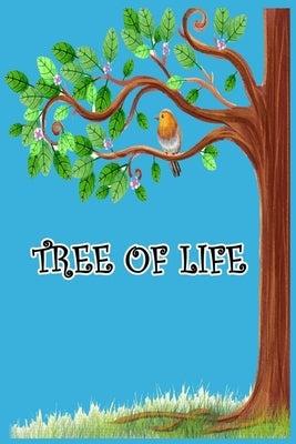 tree of life: Beautifully designed book, cute bird tree with blue cover, size 6"* 9" 120 pages, for writing diaries, events & offici by Treelife, Treegift