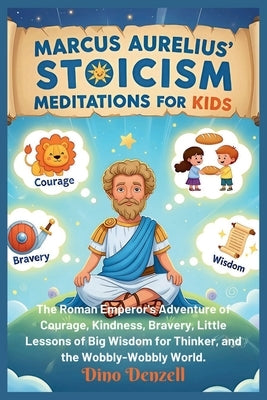 Marcus Aurelius' Stoicism Meditations for Kids: The Roman Emperor's Adventure of Courage, Kindness, Bravery, Little Lessons of Big Wisdom for Thinker, by Denzell, Dino