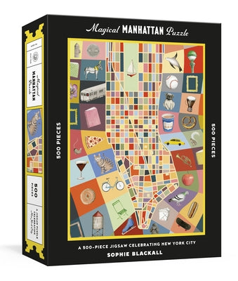Magical Manhattan Puzzle: A 500-Piece Jigsaw Celebrating New York City: Jigsaw Puzzles for Adults and Kids by Blackall, Sophie