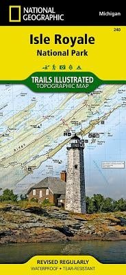 Isle Royale National Park Map by National Geographic Maps