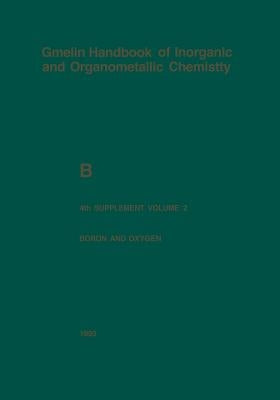 Boron and Oxygen by Heller, Gert