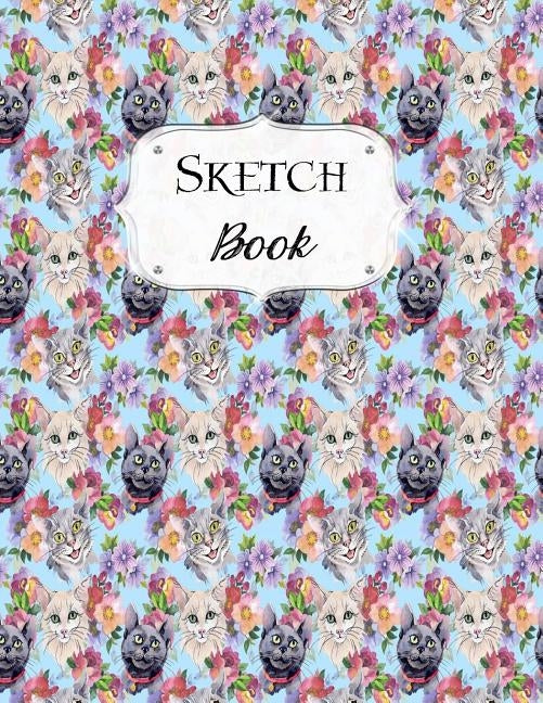 Sketch Book: Cat Sketchbook Scetchpad for Drawing or Doodling Notebook Pad for Creative Artists #10 Floral Flowers Butterfly by Doodles, Jazzy