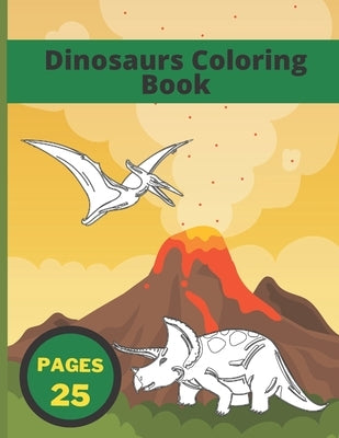 Dinosaurs Coloring Book: For Kids, For Toddlers, For Children; Perfect Gift For Boys And Girls; Ages 4-12 by Lightning, Blue