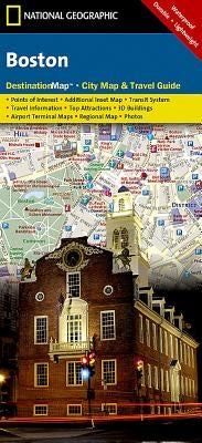 Boston Map by National Geographic Maps