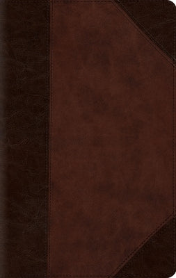 ESV Large Print Compact Bible, Red Letter (Trutone, Brown/Walnut, Portfolio Design) by Esv Bibles