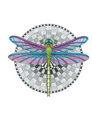 Tangleeasy Guided Journal Dragonfly by Kwok, Ben