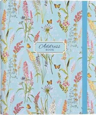 Blooms & Butterflies Large Address Book by Peter Pauper Press Inc
