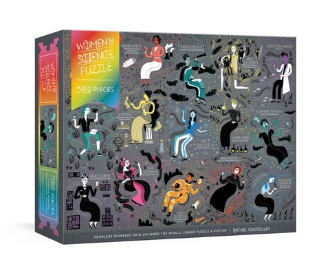 Women in Science Puzzle: Fearless Pioneers Who Changed the World 500-Piece Jigsaw Puzzle & Poster: Jigsaw Puzzles for Adults and Jigsaw Puzzles by Ignotofsky, Rachel
