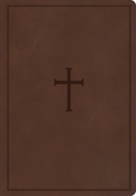 CSB Super Giant Print Reference Bible, Brown Leathertouch, Indexed by Csb Bibles by Holman