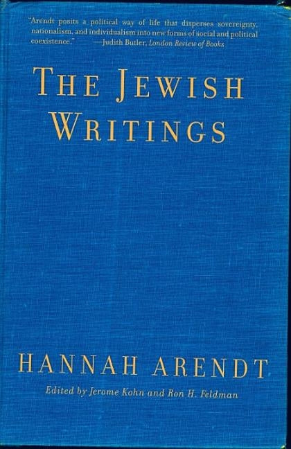 Jewish Writings by Arendt, Hannah