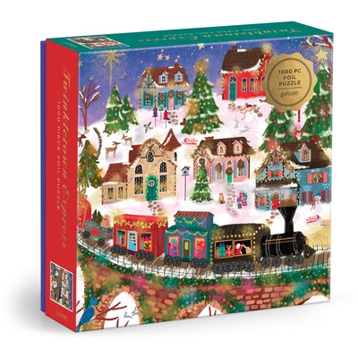Joy Laforme Twinkletown Express 1000 Piece Foil Puzzle by Galison, Galison