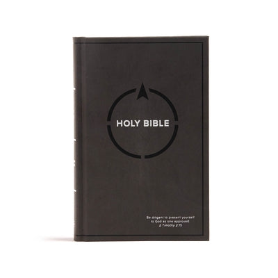 CSB Drill Bible, Gray Leathertouch Over Board by Csb Bibles by Holman