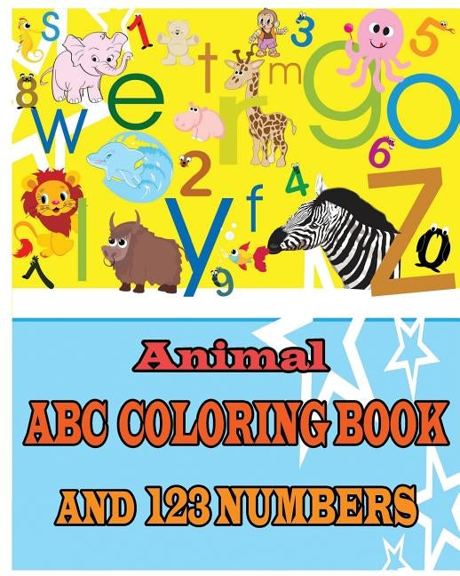 Animal ABC Coloring Book AND 123 Numbers by T. Michelle