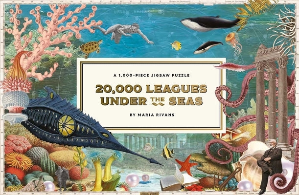 20,000 Leagues Under the Seas: A 1000 Piece Jigsaw Puzzle Inspired by Jules Verne's Classic Adventure by Rivans, Maria