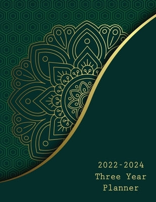2022-2024 Three Year Planner: 36 Months Calendar Calendar with Holidays 3 Years Daily Planner Appointment Calendar 3 Years Agenda by Howard, James